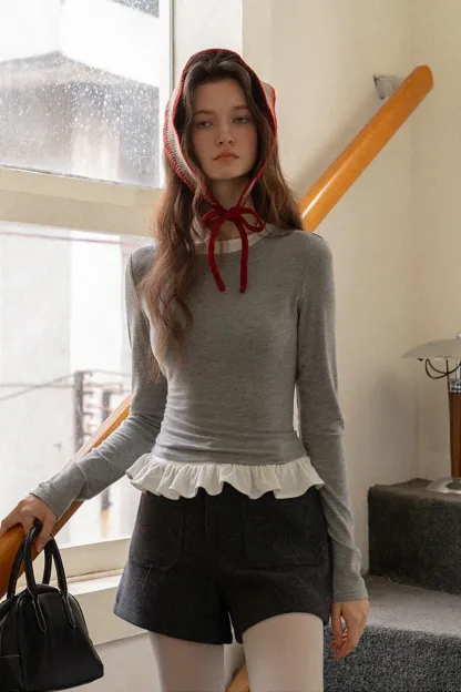 Cozy Wool Shorts with Big Pockets