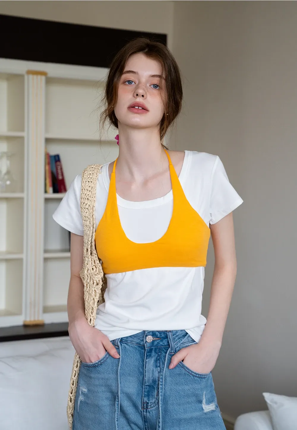 Women’s Basic Round Neck Short Sleeve T-Shirt