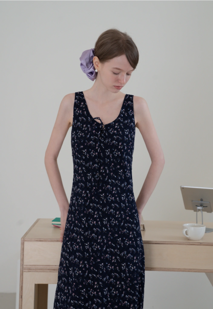 Floral Tie Strap Dress