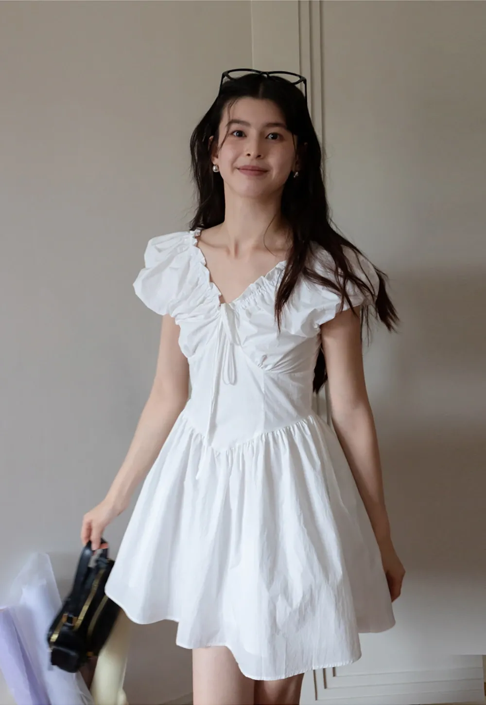 Women’s Puff Sleeve Mini Dress