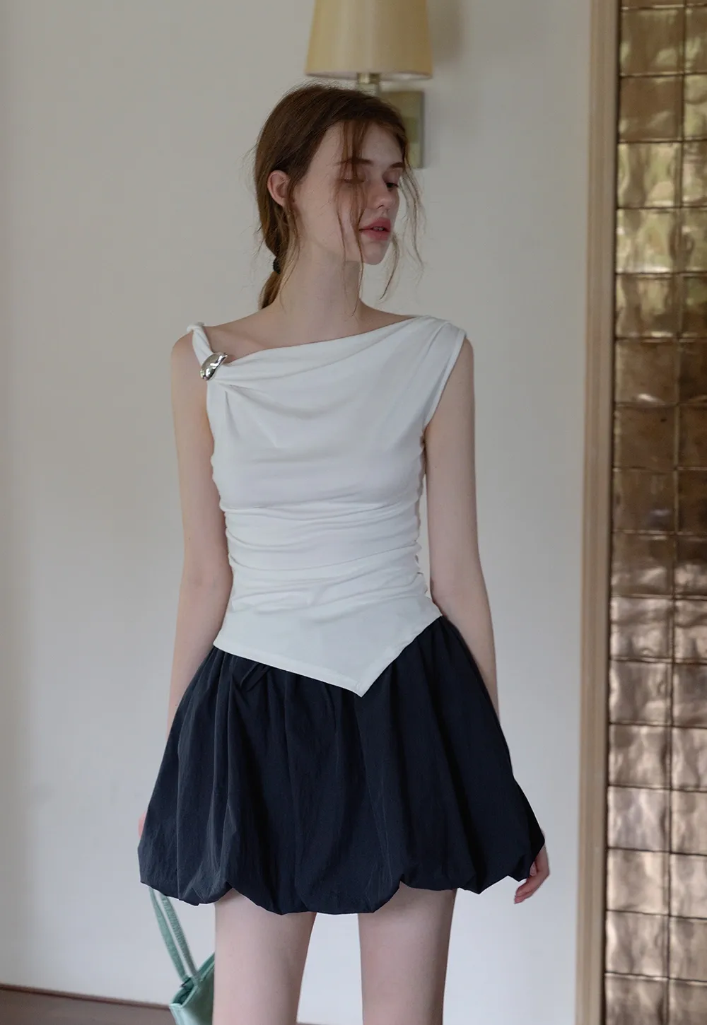 Women’s Asymmetric Shoulder Top