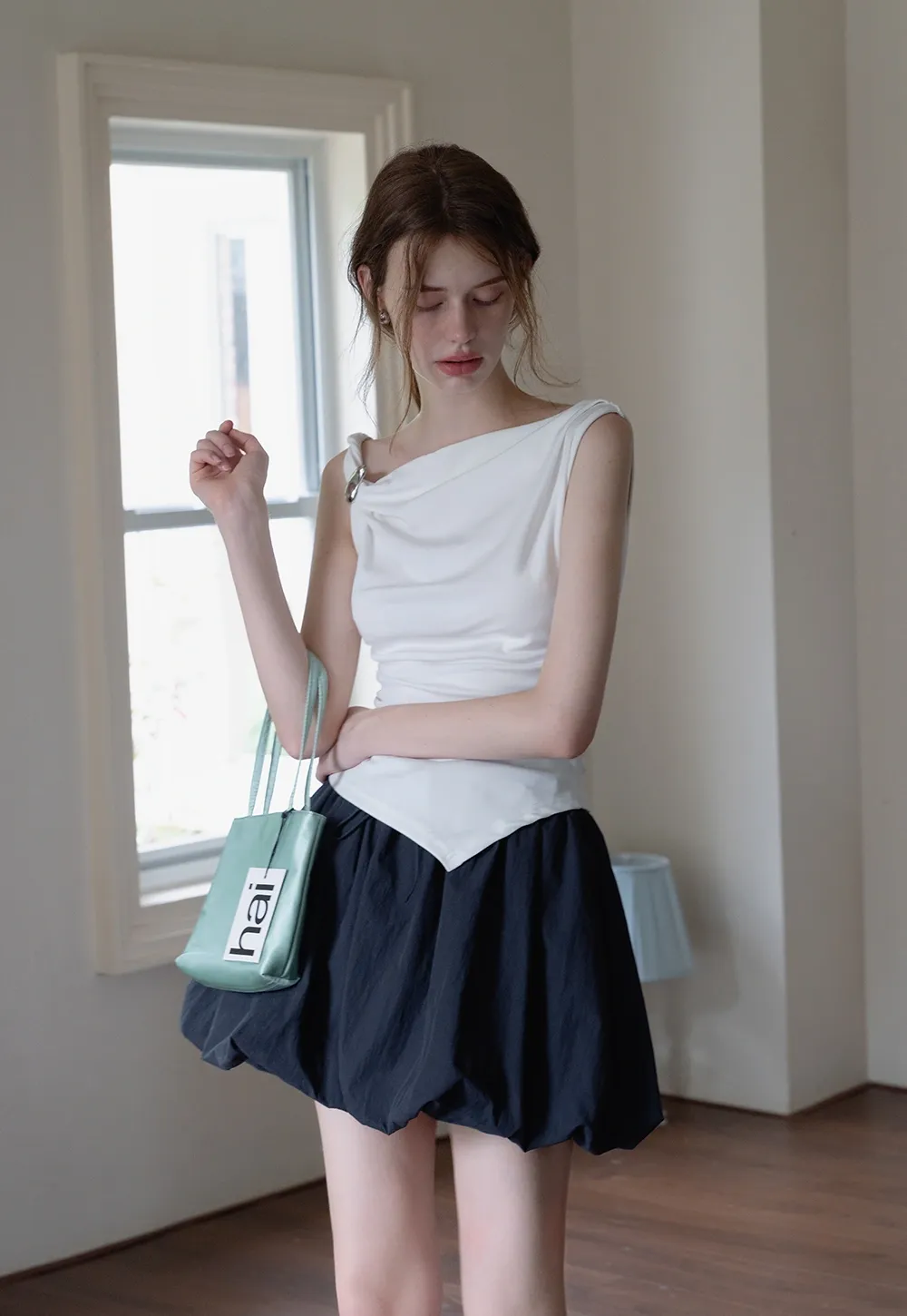 Women’s Asymmetric Shoulder Top