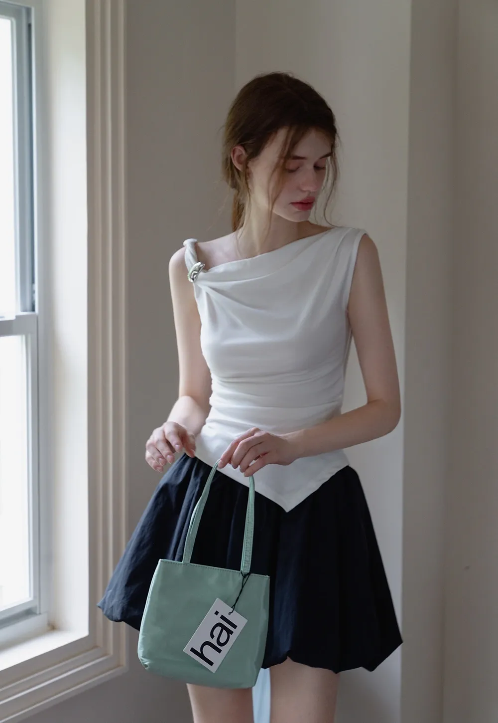 Women’s Asymmetric Shoulder Top