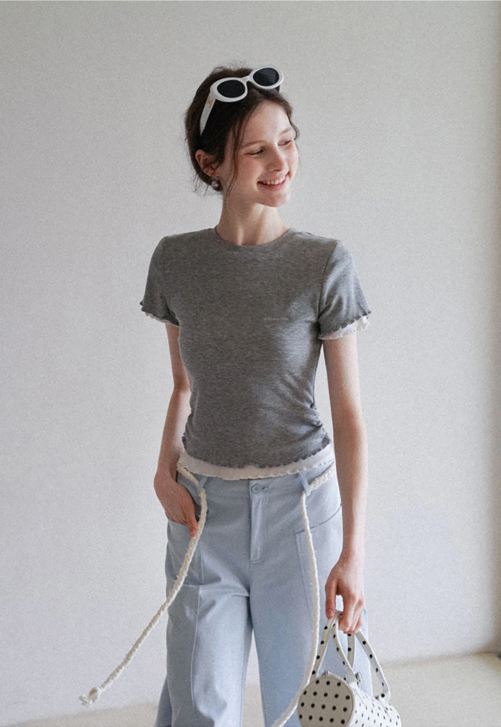 Women's Layered Look Short Sleeve T-Shirt