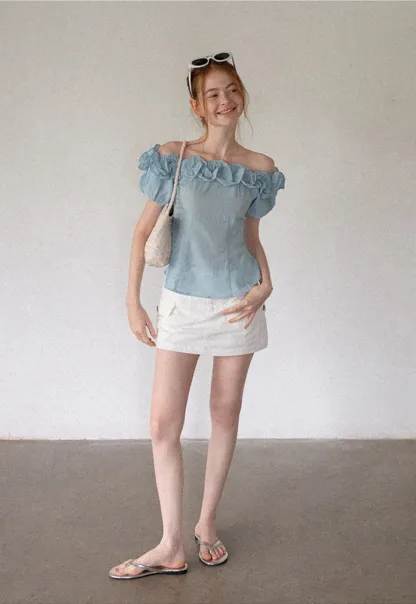Women’s Cargo Mini Skirt with Flap Pockets
