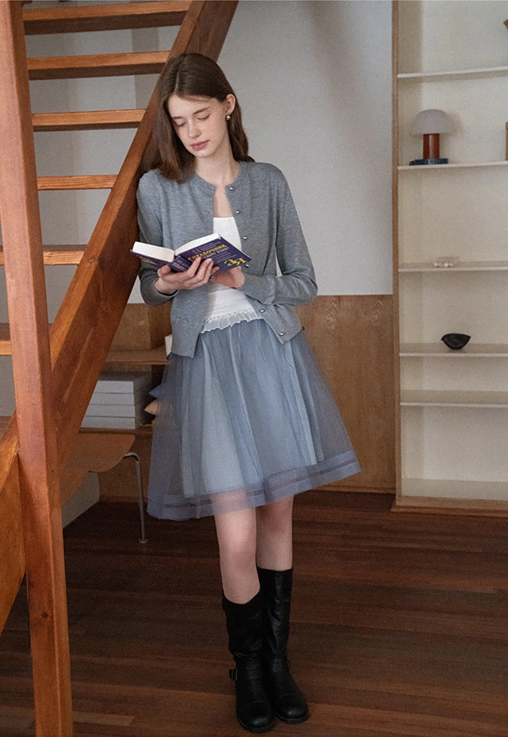 Women's Classic Button-Up Knit Cardigan