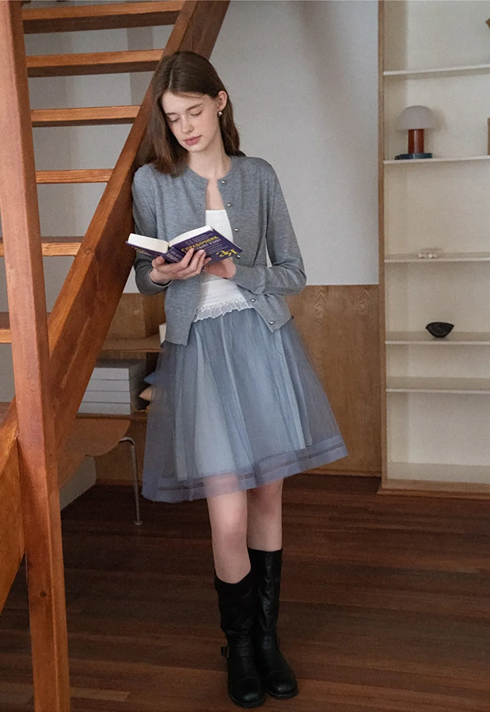 Women's Classic Button-Up Knit Cardigan