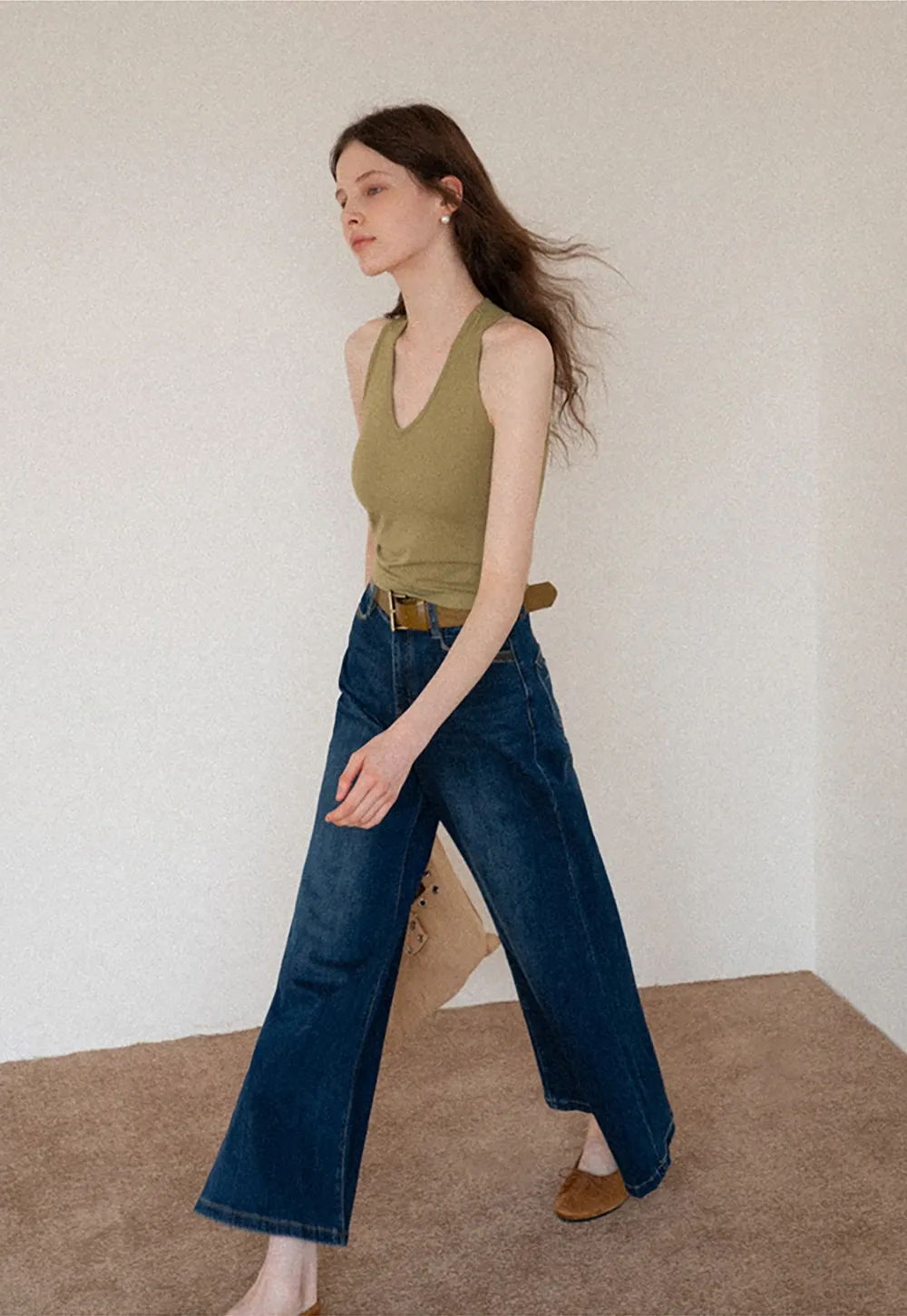 Women's V-Neck Racerback Tank