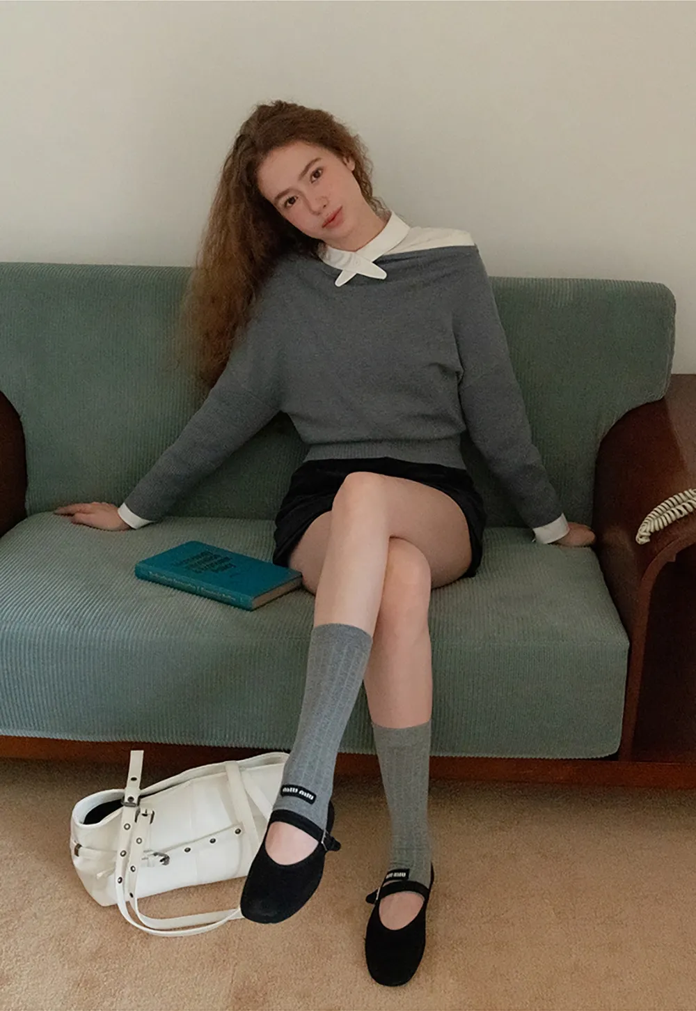 Womens Casual Corduroy Shorts with Pockets