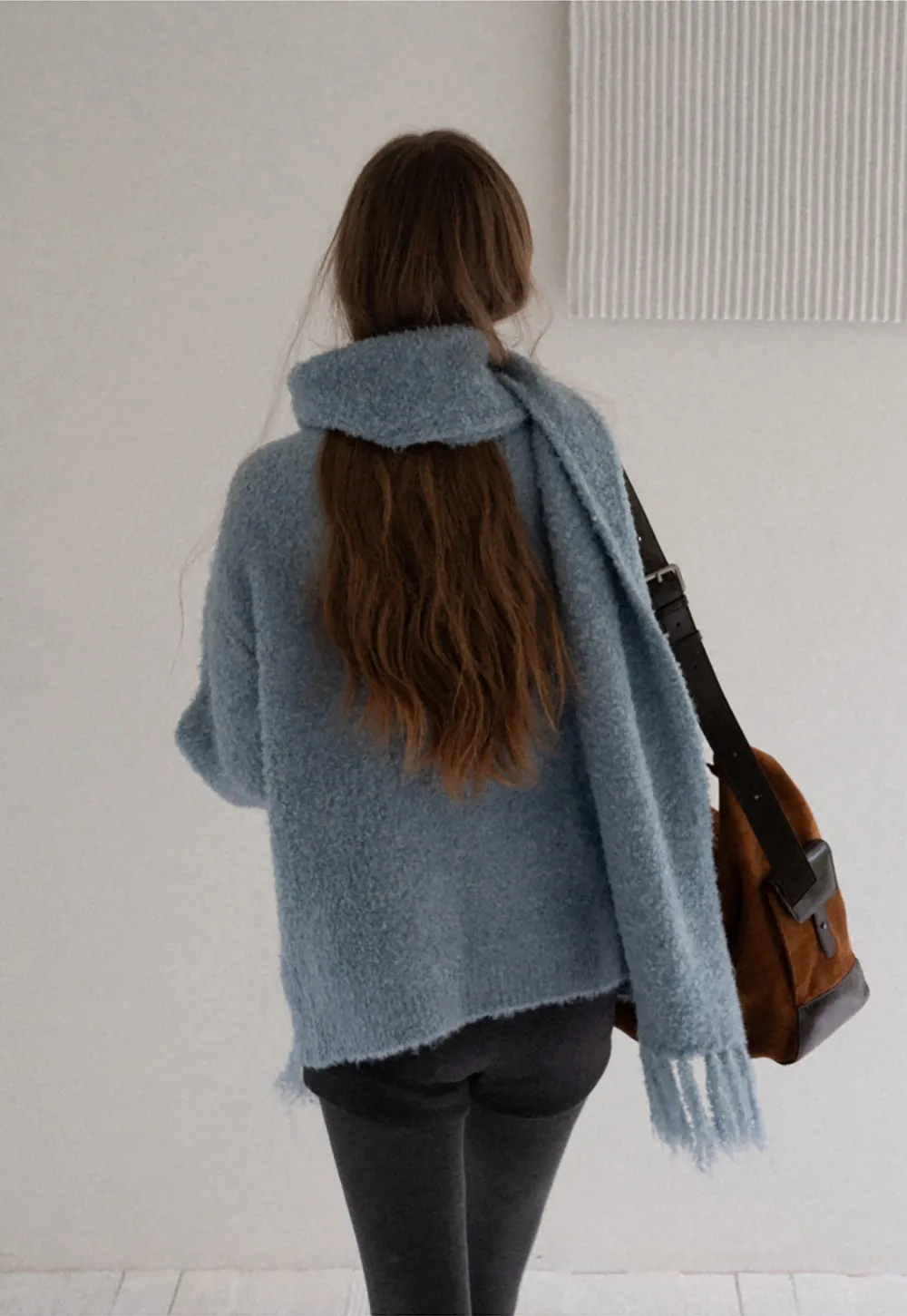 Women Warm Fuzzy Knit Cardigan