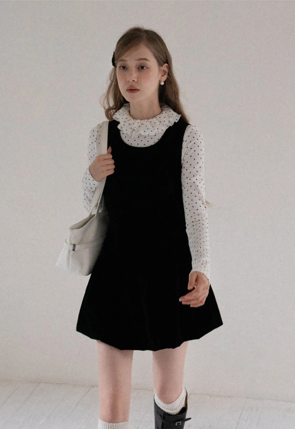 Women Sleeveless Velvet Mini Dress