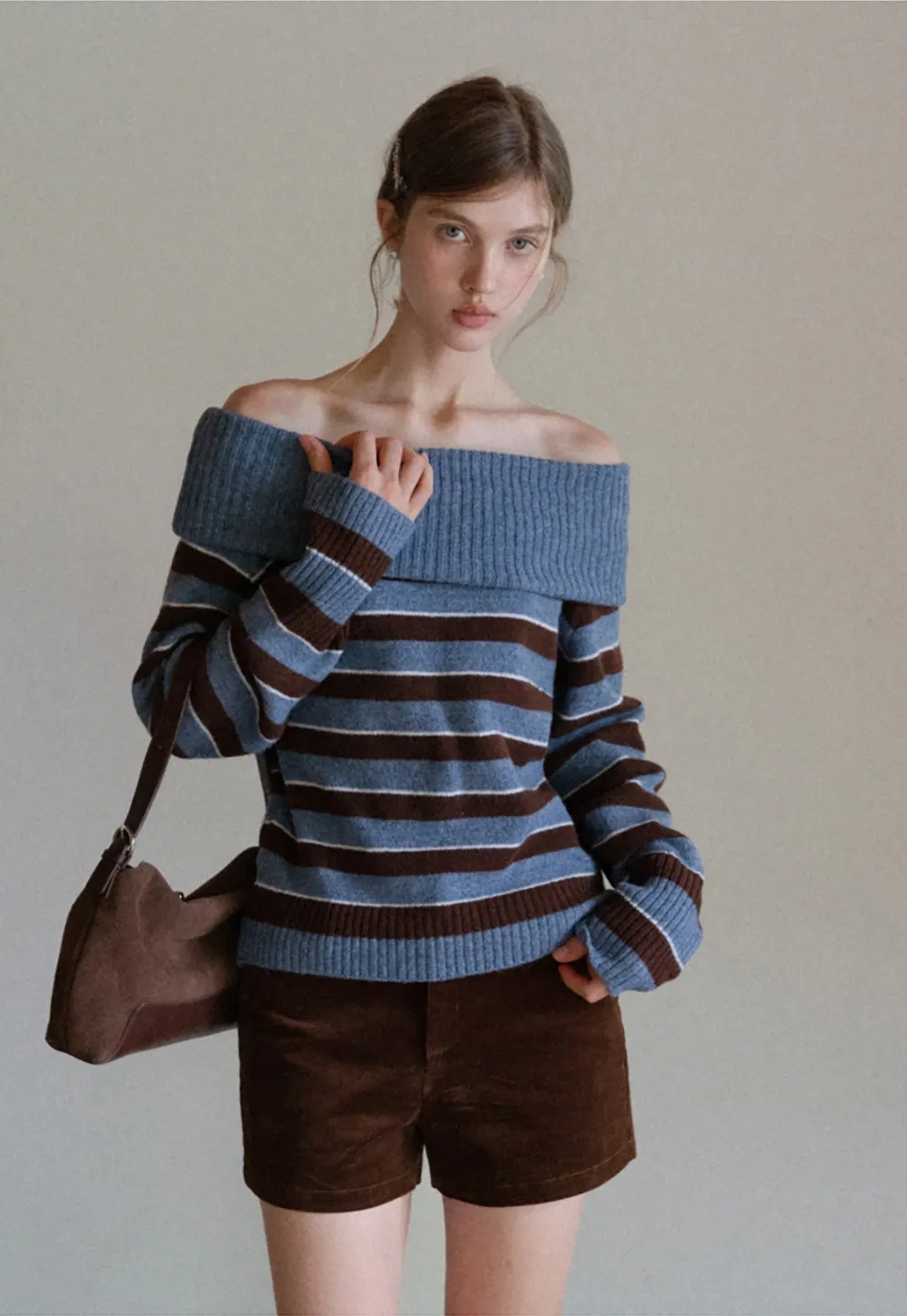 Soft Corduroy High Waist Shorts