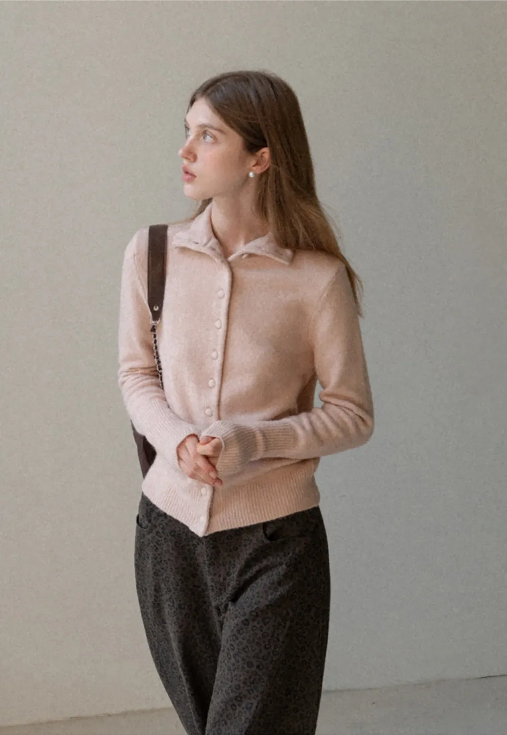 Vintage Style Button Knit Cardigan