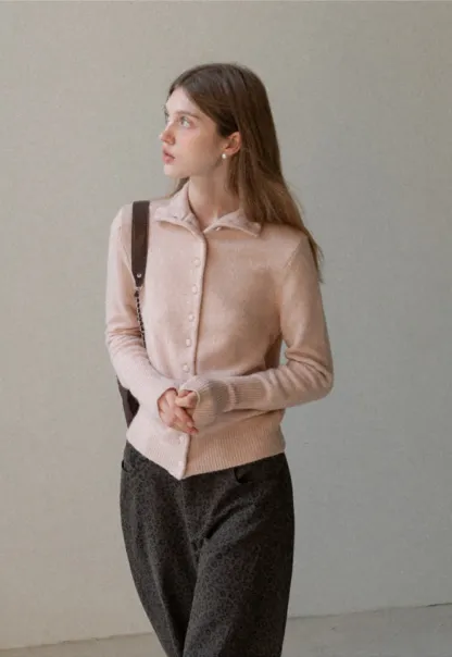 Vintage Style Button Knit Cardigan