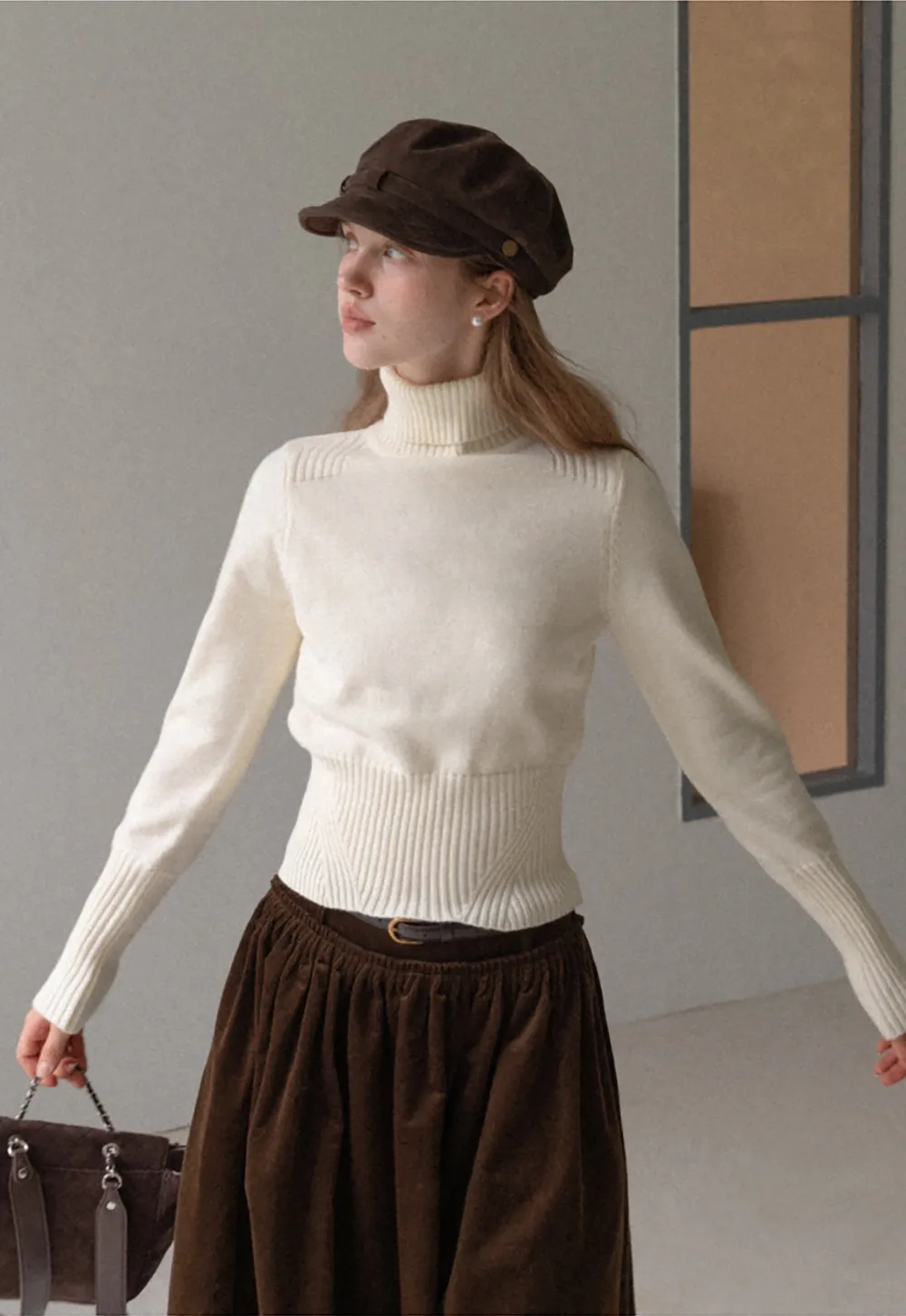 Elegant Knit Turtleneck Sweater for Women Winter Style
