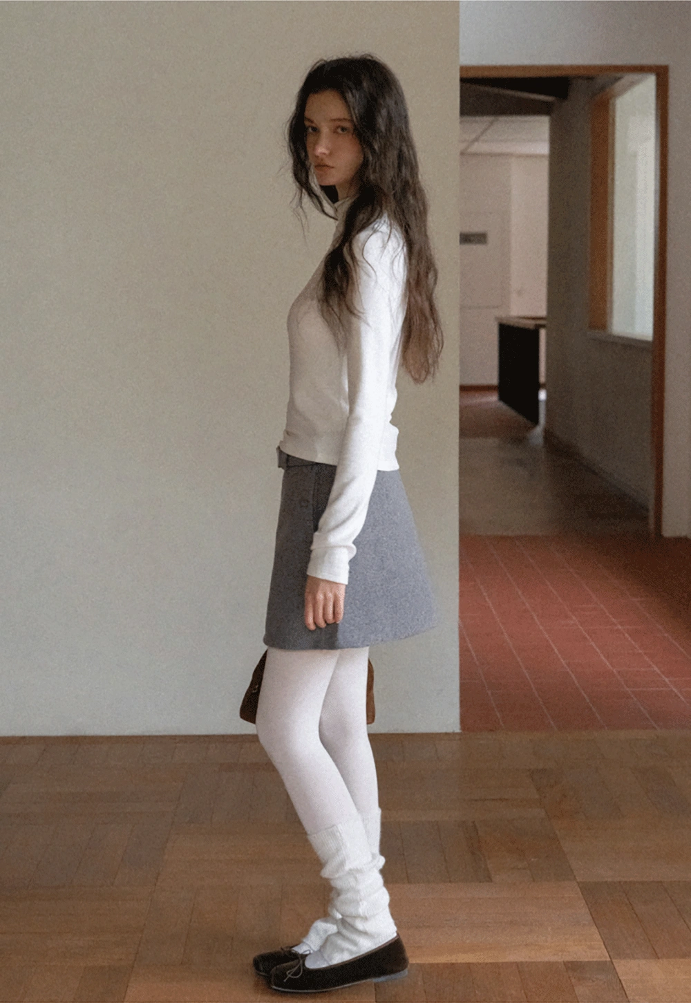 Women Long Sleeve Turtleneck Top