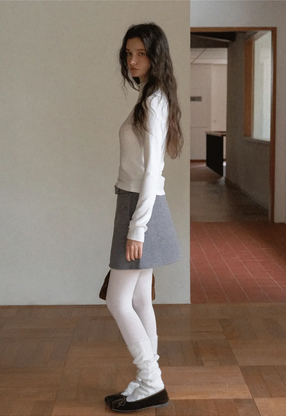 Women Long Sleeve Turtleneck Top