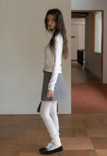 Women Long Sleeve Turtleneck Top