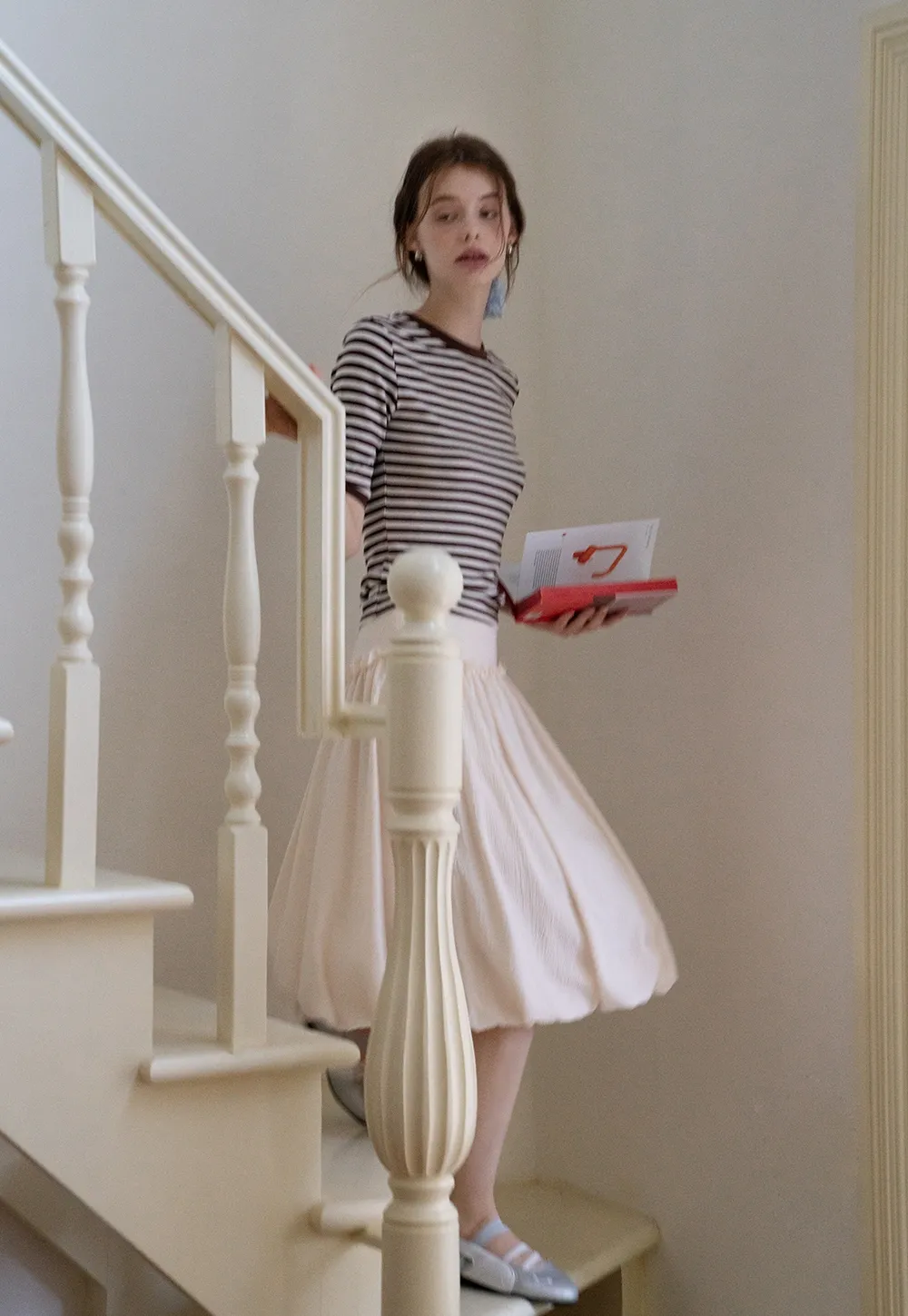 Balloon Hem Skirt