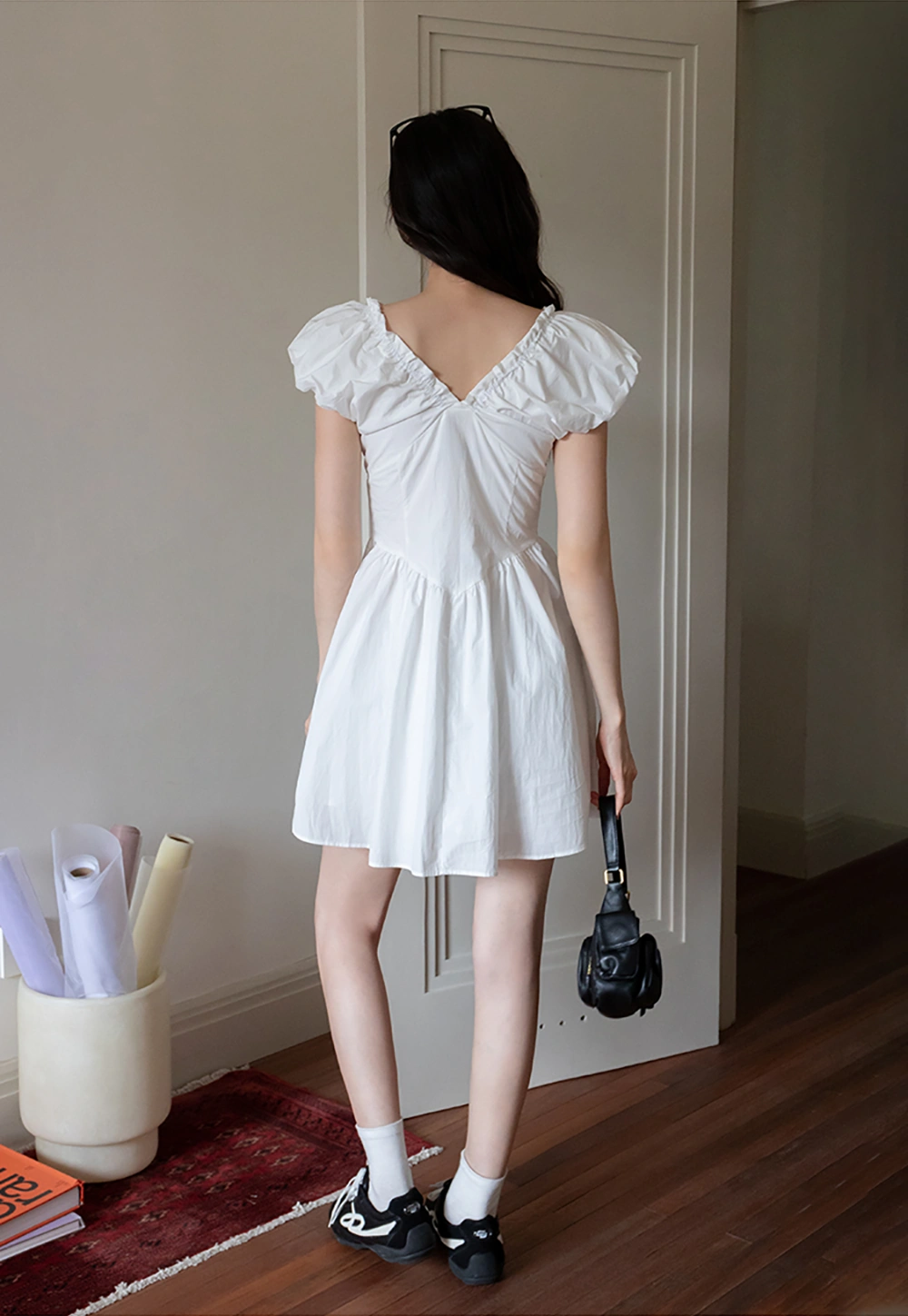 Women’s Puff Sleeve Mini Dress