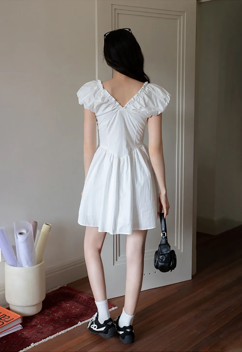 Women’s Puff Sleeve Mini Dress