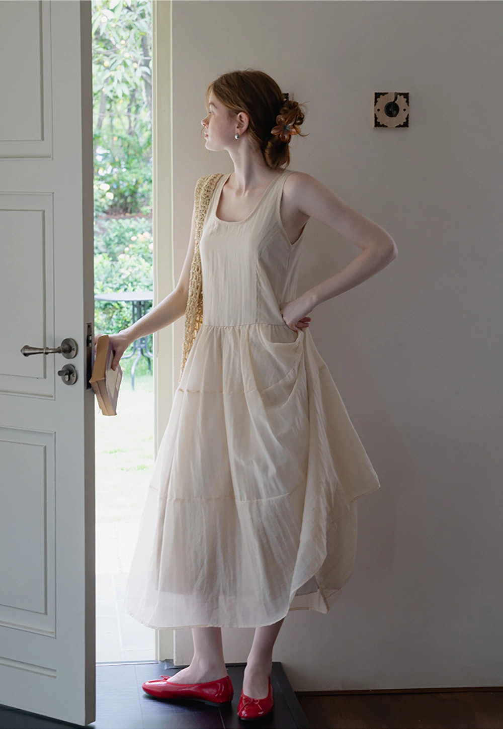 Women’s Sleeveless Tiered Maxi Dress