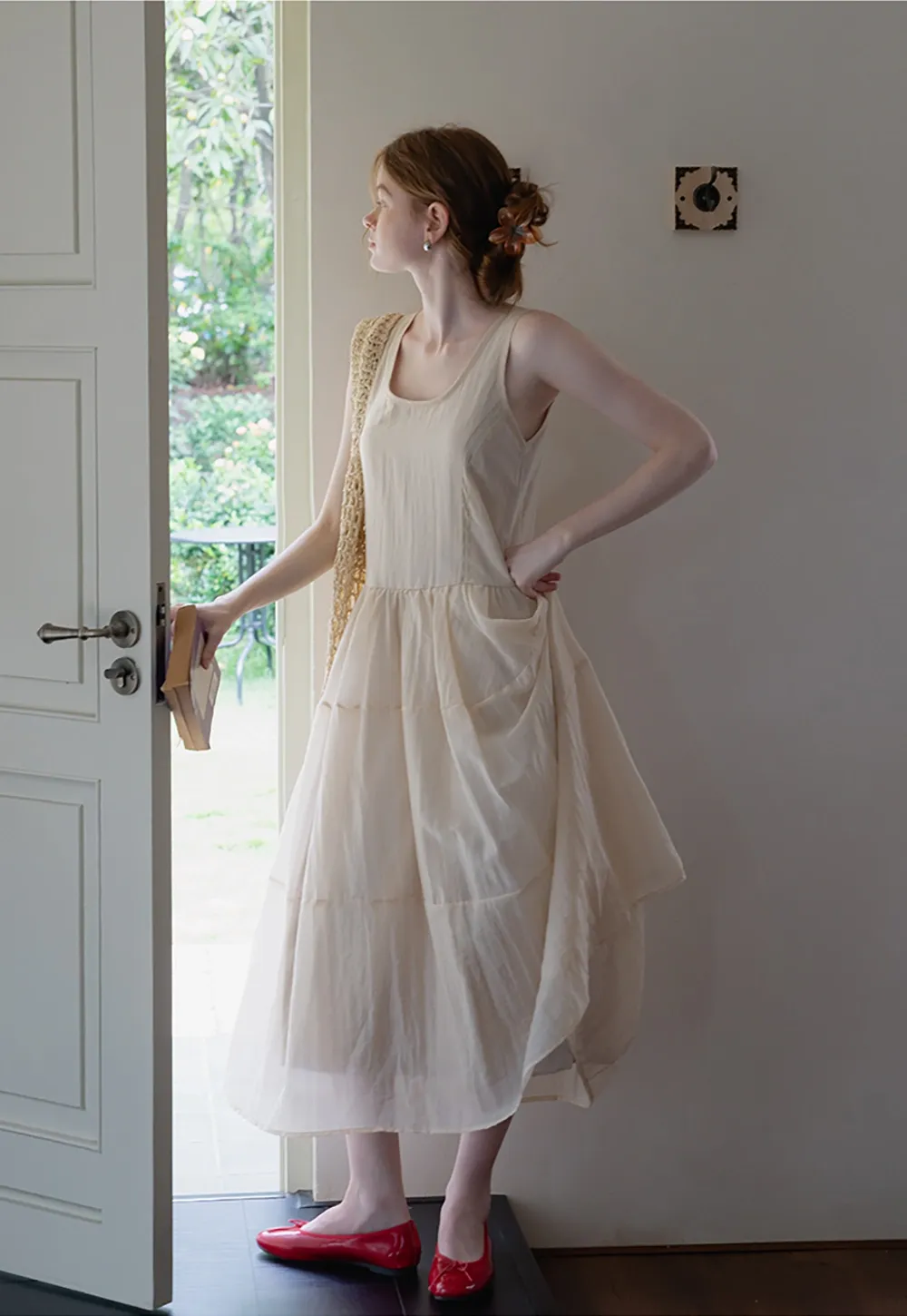 Women’s Sleeveless Tiered Maxi Dress