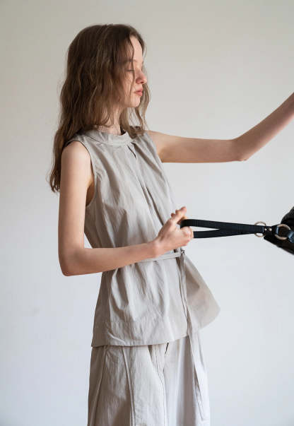 Women’s 2 Piece Sleeveless Top and Wide Leg Pants Set