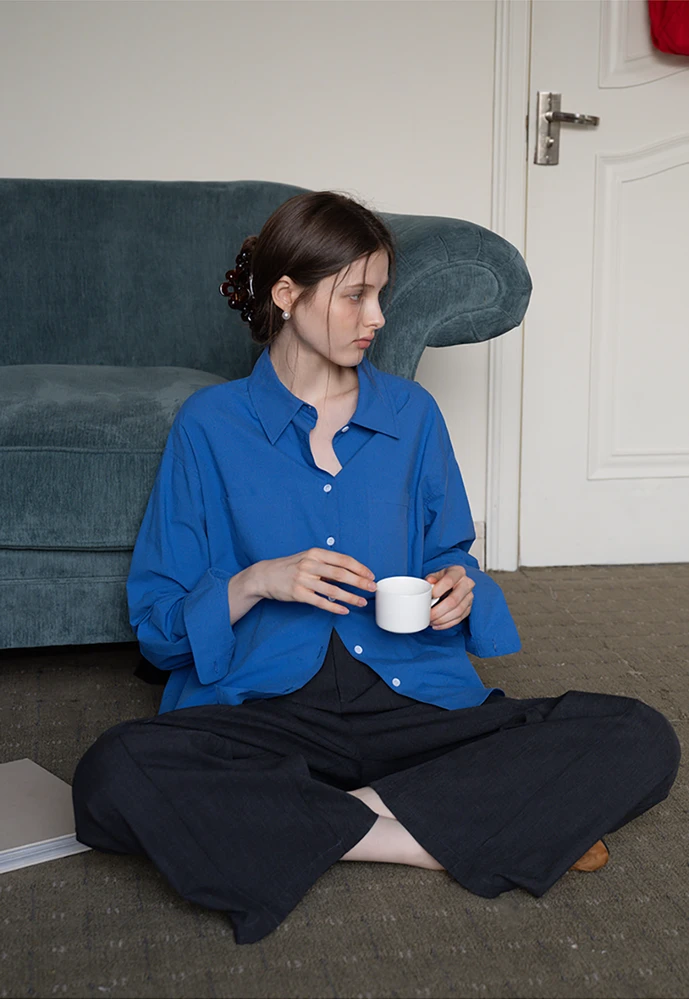 Boxy Two-Pocket Shirt