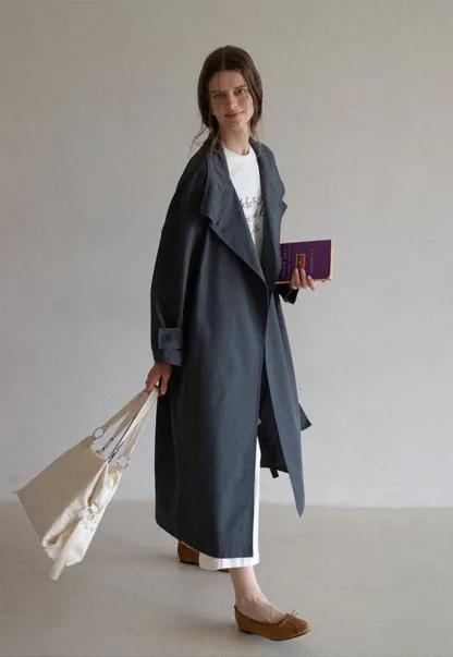 Braided-Belt Flared Jeans with Scarf Tie