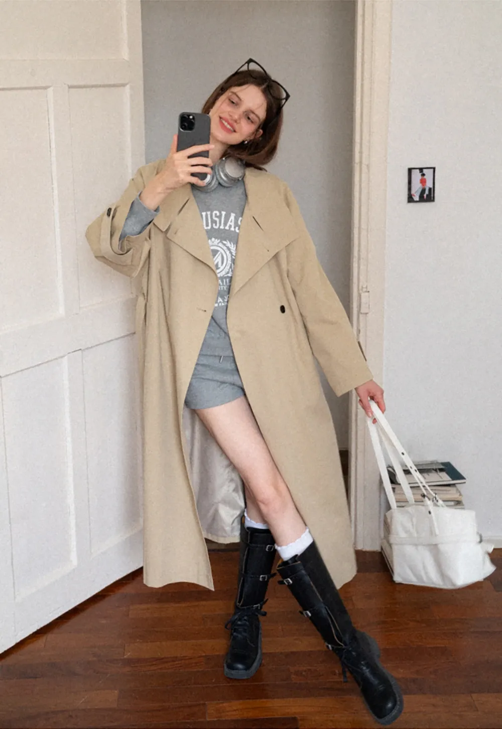 Womens Graphic Sweatshirt and Shorts Lounge Set