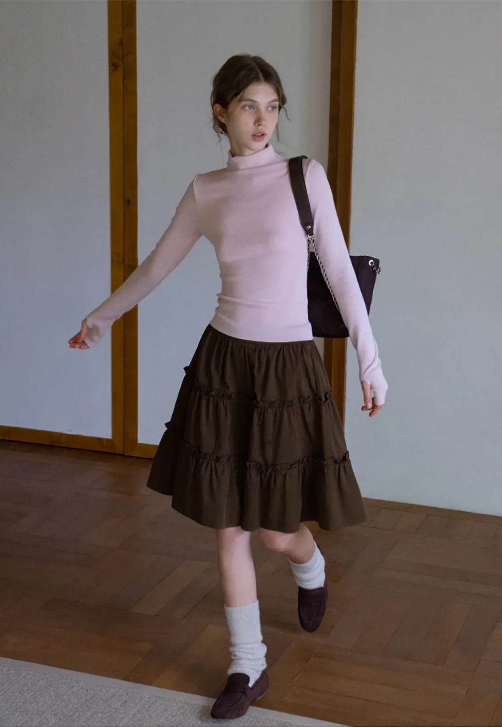 Women’s Slim Fit Knit Turtleneck Top