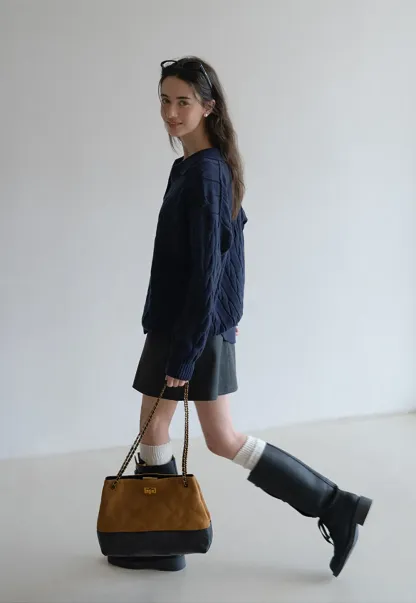 Cable Knit Polo Sweater