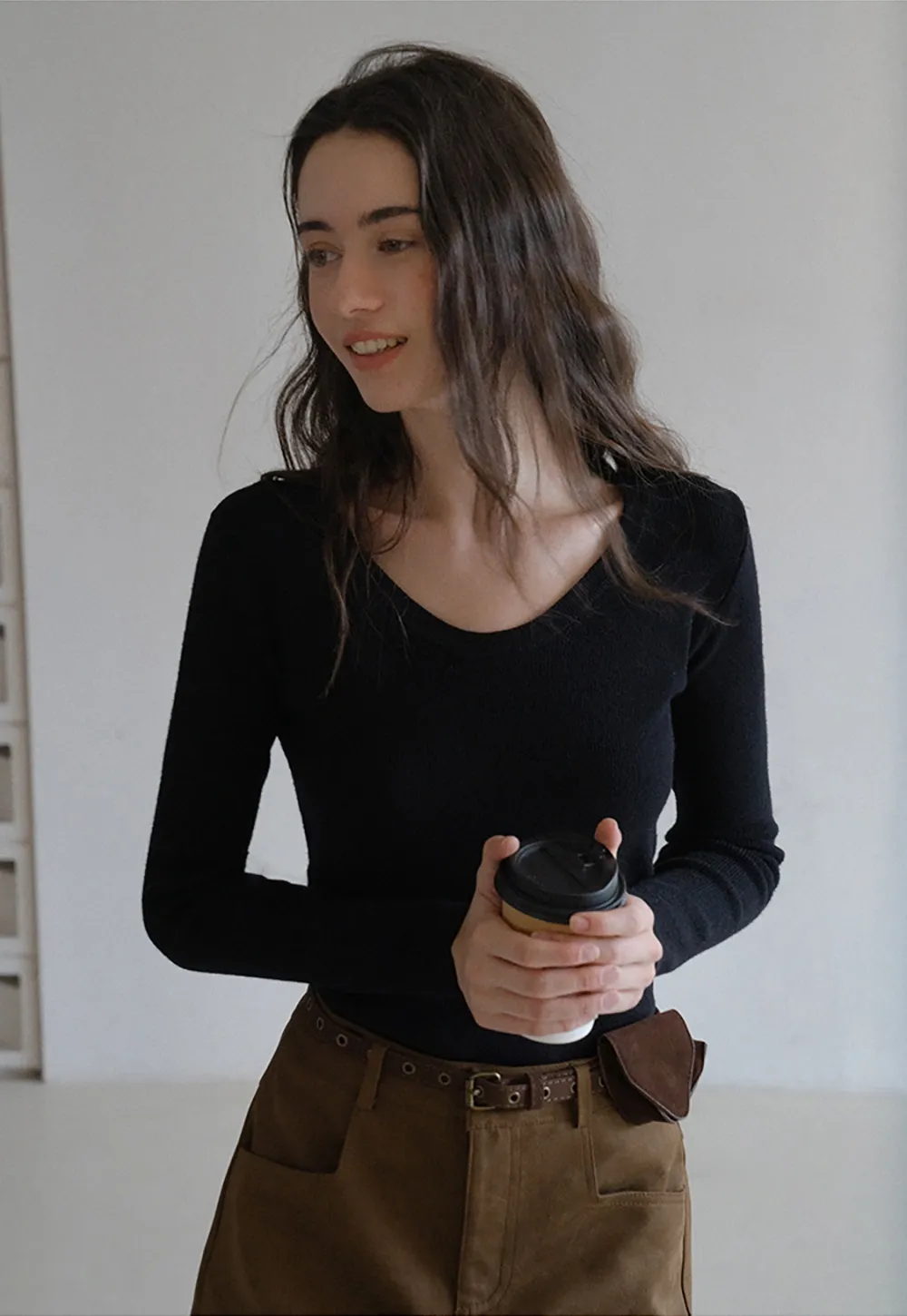 Basic Crew Neck Knit Sweater