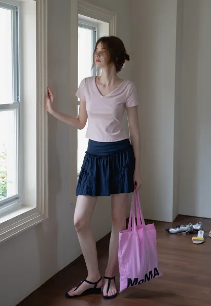 Ruffled Tiered Mini Skirt