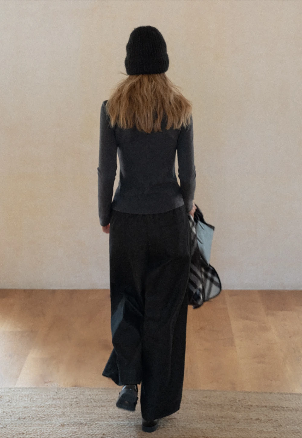 Womens High Waist Wide Leg Pants