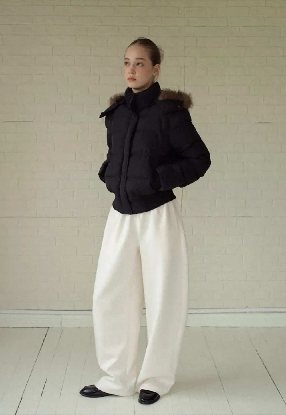 Soft Cotton Wide-Leg Lounge Pants