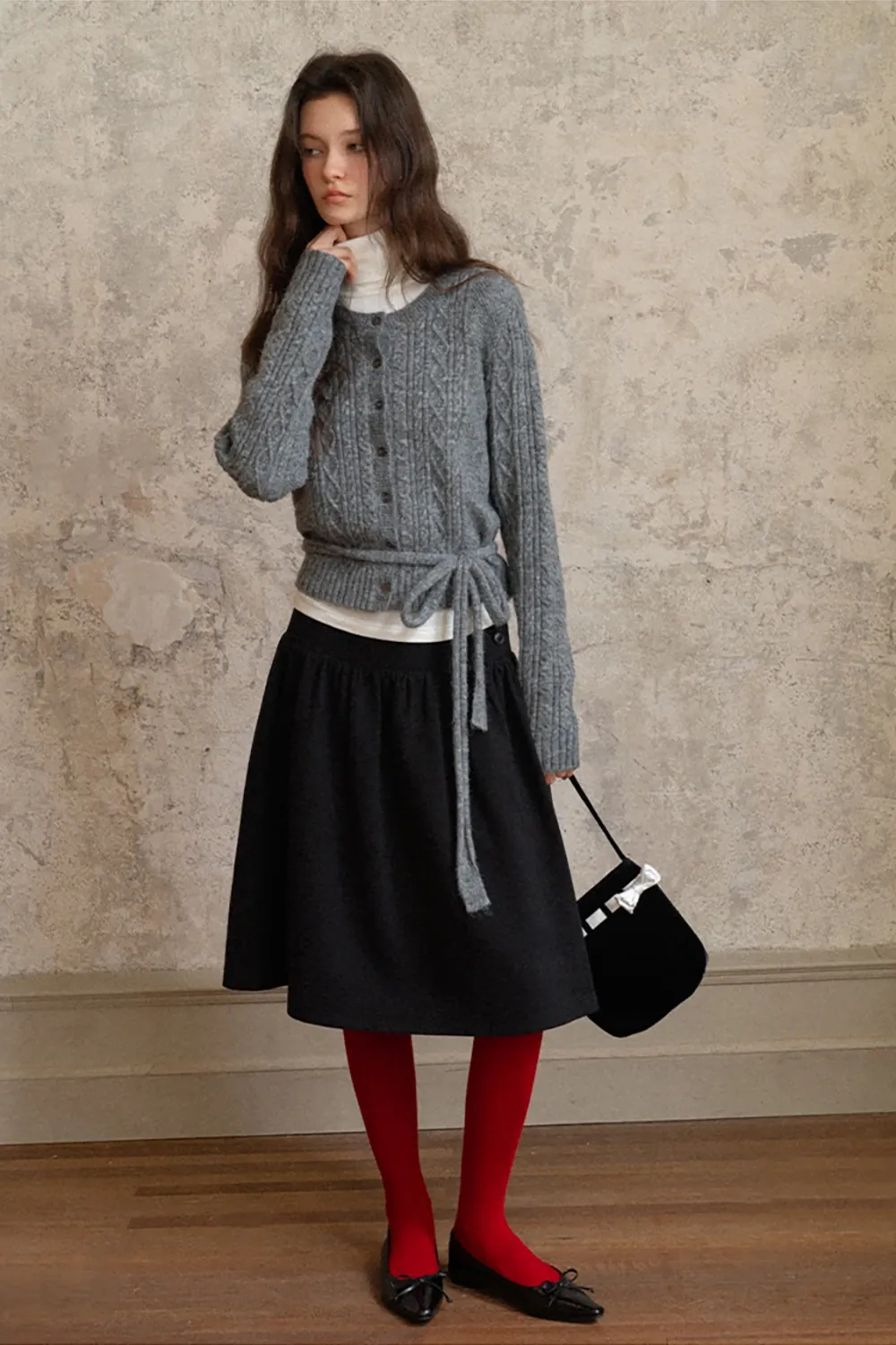 Knit Toe-Leggings Slim Fit Tights