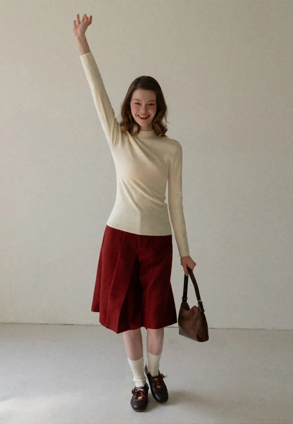 Women Basic Long Sleeve Turtleneck Sweater