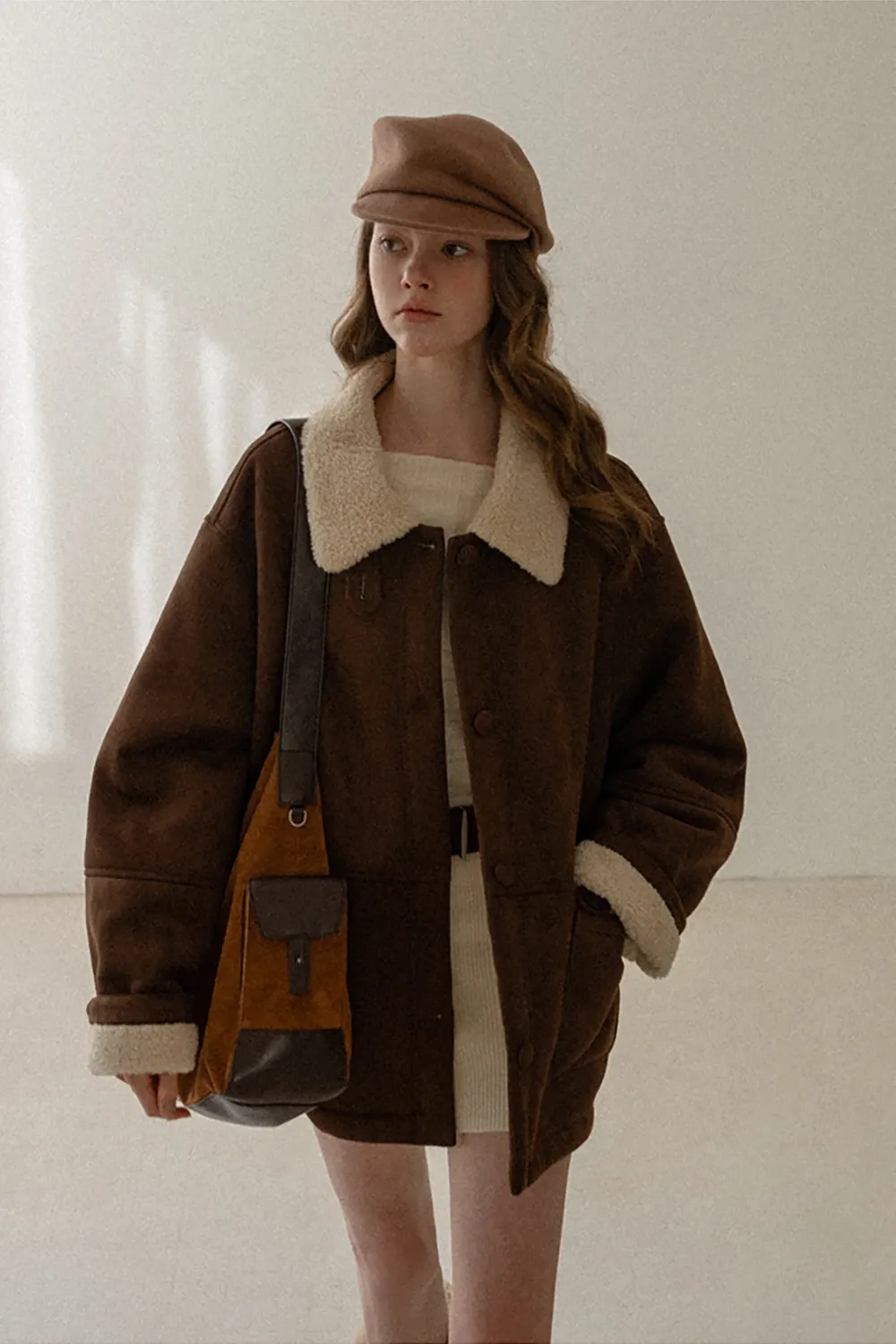 Off-Shoulder Cable Knit Waist-Cinching Dress