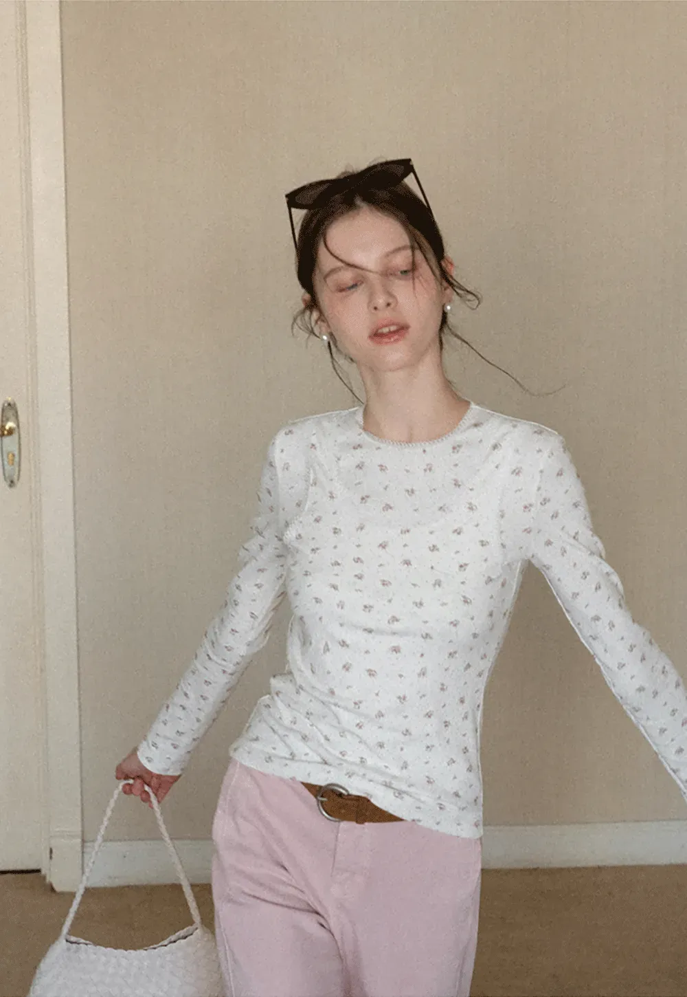 Floral Print Long Sleeve T-Shirt