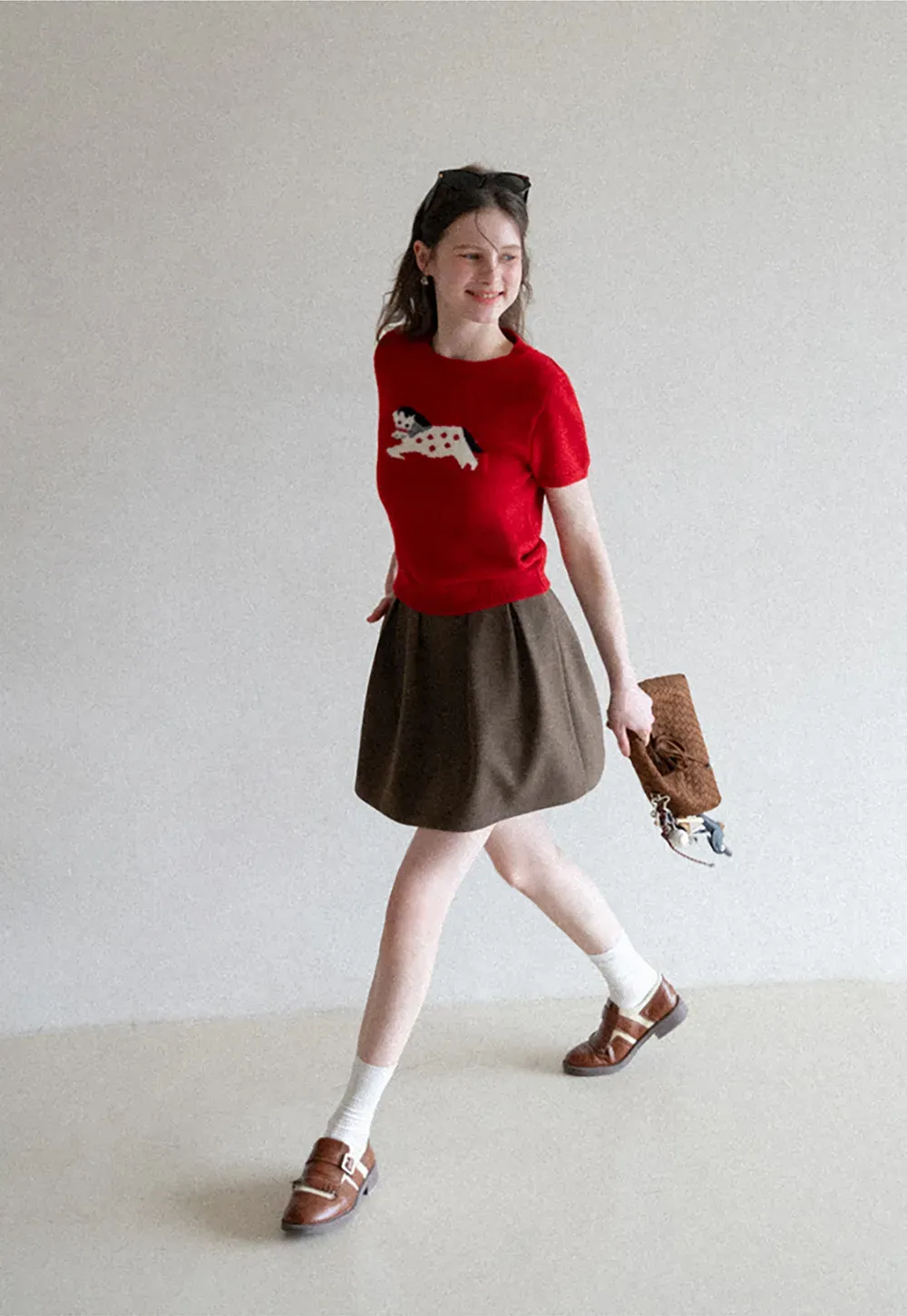 Stylish Knit Cardigan with Embroidered Design