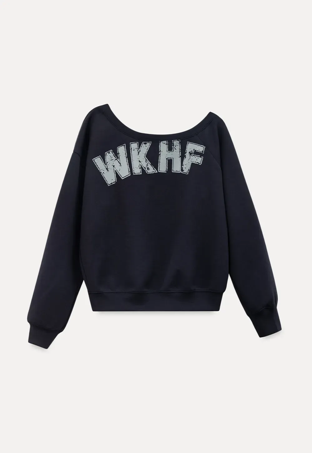 Off Shoulder Sweatshirt with Halter Top