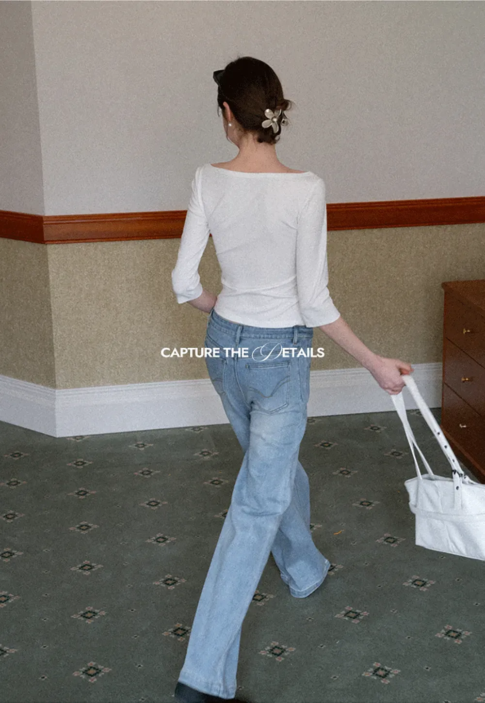 Tshirt with musical notes and heart pattern