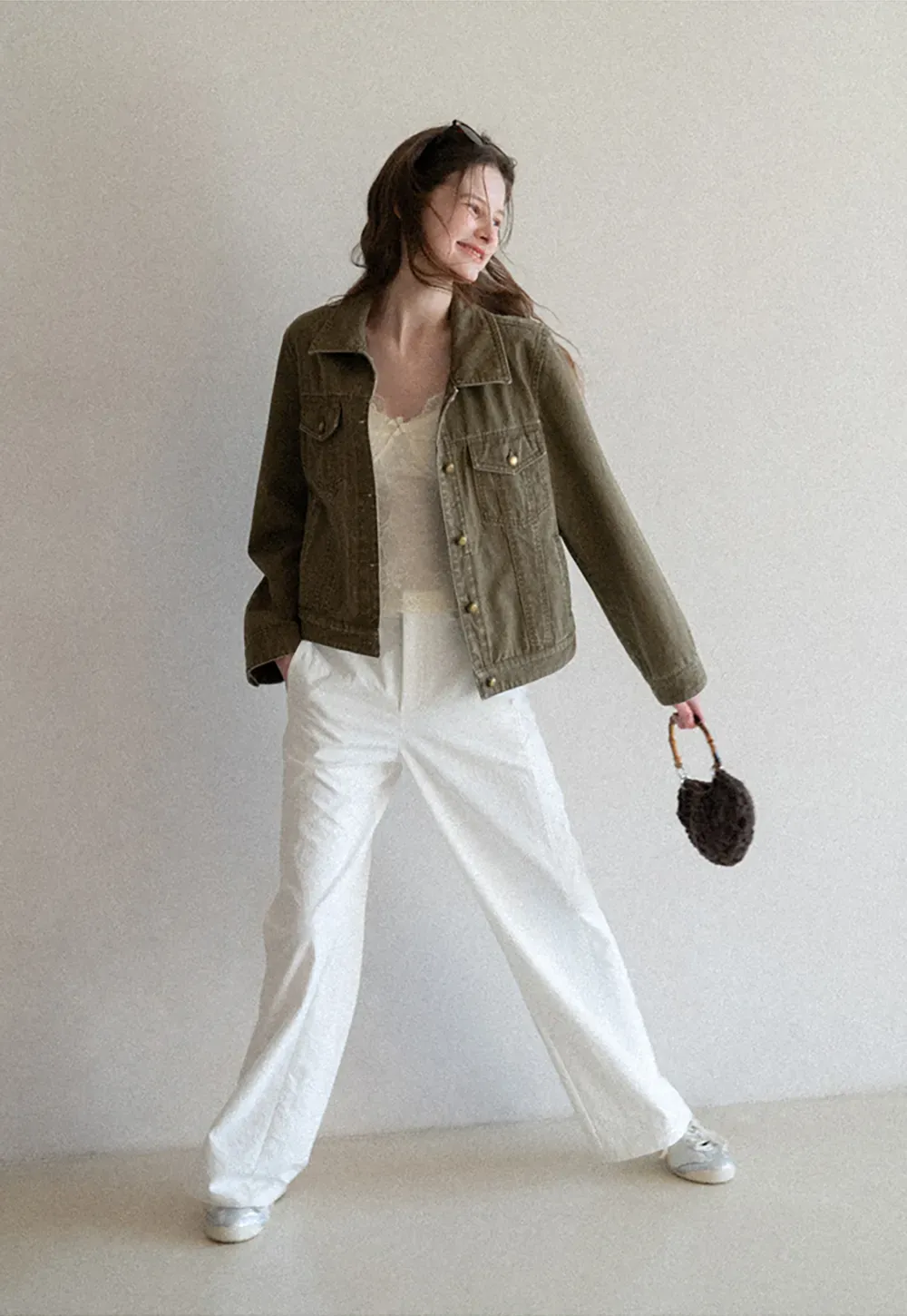 Lace Trimmed Corset Style Tank Top