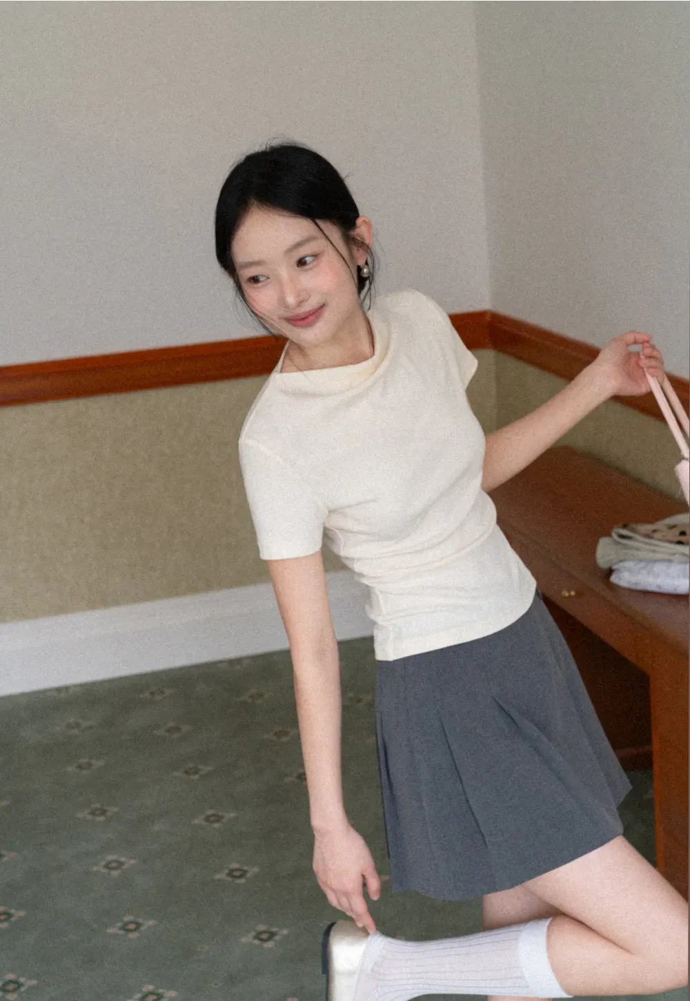 Short Sleeve Crew Neck T Shirt