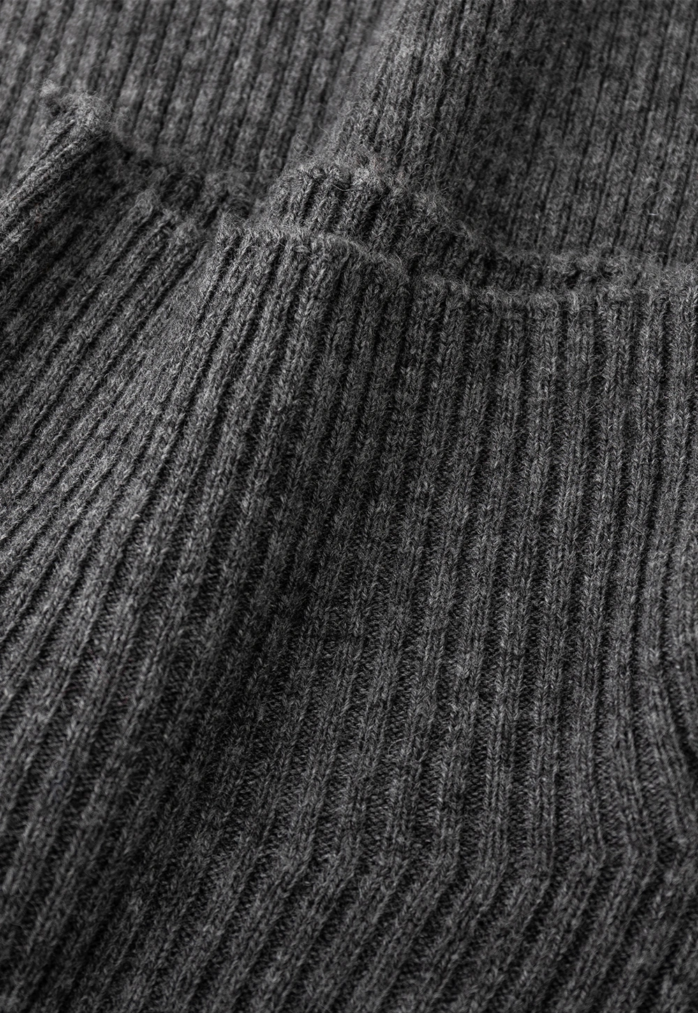 Women Ribbed Turtleneck Sweater for Fall