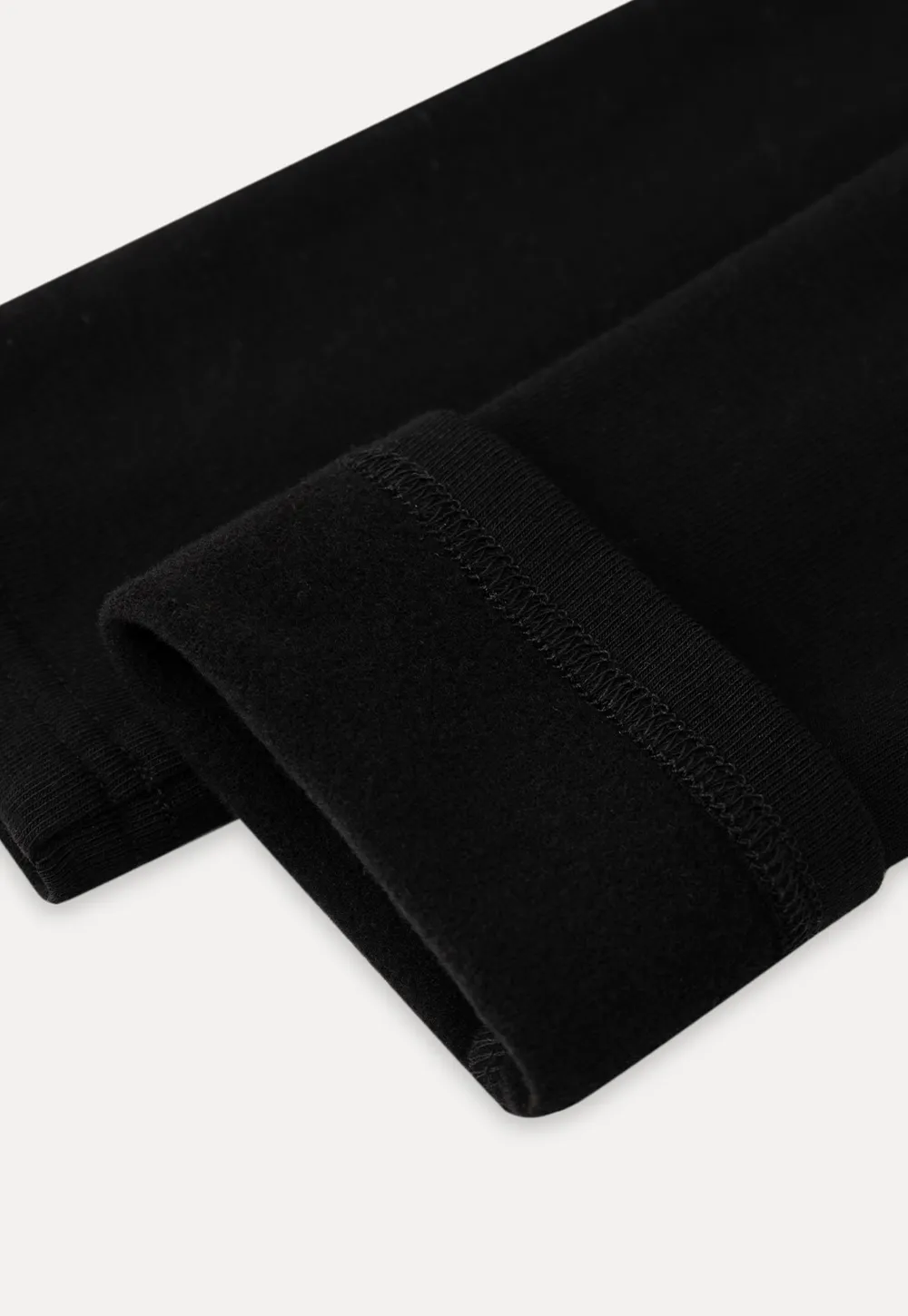 Elegant Black Lace-Trimmed Long Sleeve Top