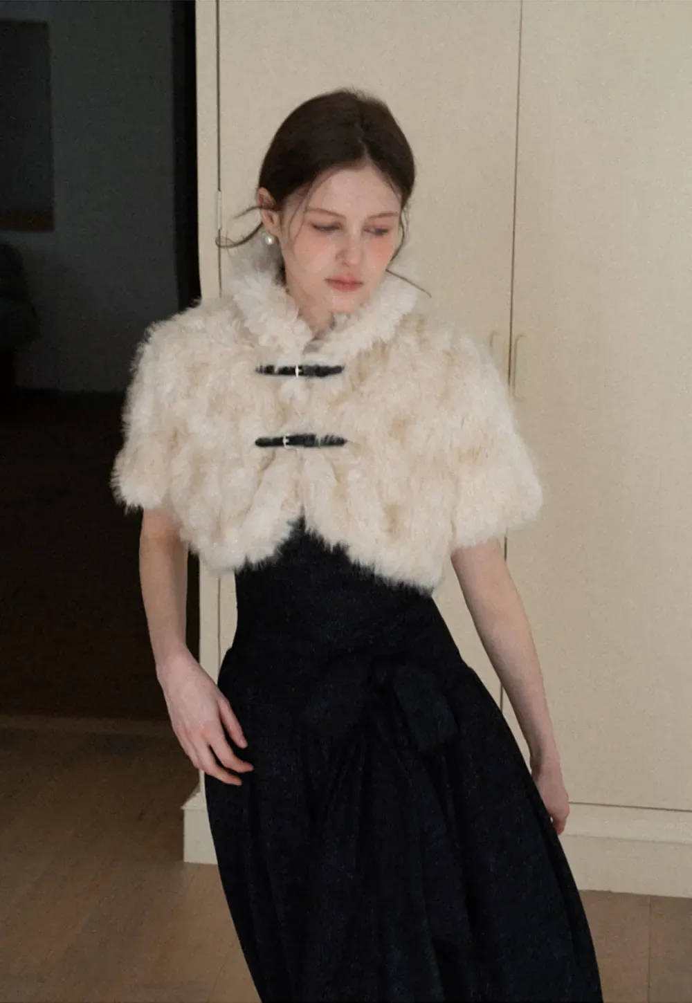 Furry Short Jacket for Warmth and Style