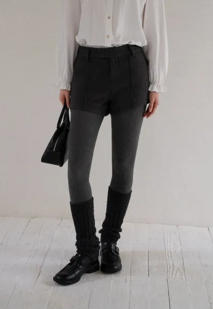 Women Elegant Pleated Shorts with Pockets High Waist